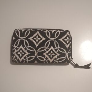Vera Bradley Black and White Patterned Wallet